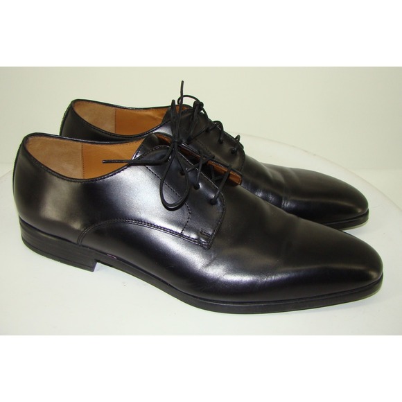 TED BAKER WATELE Mens Black Leather Dress Shoes Size 13MC132